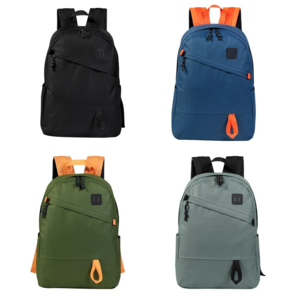 SIN 716, MOCHILA STOWE. Mochila escolar. Bolsa principal cuenta con un separador para tu laptop, asegurando la organización de tus dispositivos. Además, presenta un bolsillo frontal con cierre para guardar tus objetos esenciales de forma segura, y dos bolsillos laterales para tus botellas de agua u otros accesorios. Sus cierres con puller de tela no solo añaden un toque distintivo, sino que también facilitan la apertura y el cierre, haciendo que esta mochila sea una elección práctica y con estilo para tu día a día en la escuela.