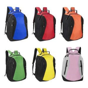 SIN 149, MOCHILA NEVERI. Mochila con bolsa frontal con doble cierre. Bolsa principal con organizador con 4 compartimentos.