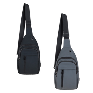 BL 208, WICK. Bolsa de hombro con 1 compartimento principal y bolsa interior, además de 2 compartimentos frontales y correa ajustable.