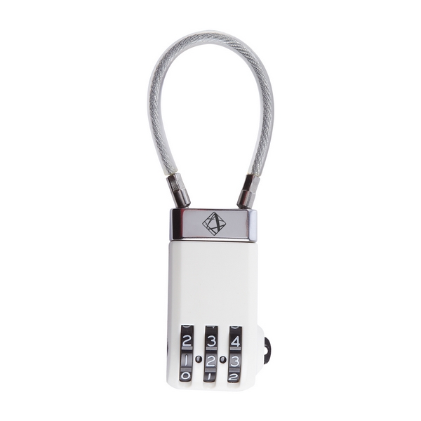 BLQ 001, CANDADO SARY. 3 Funciones: Llavero. candado para USB para proteger información y candado para maleta. Combinación de 3 dígitos. No incluye USB.