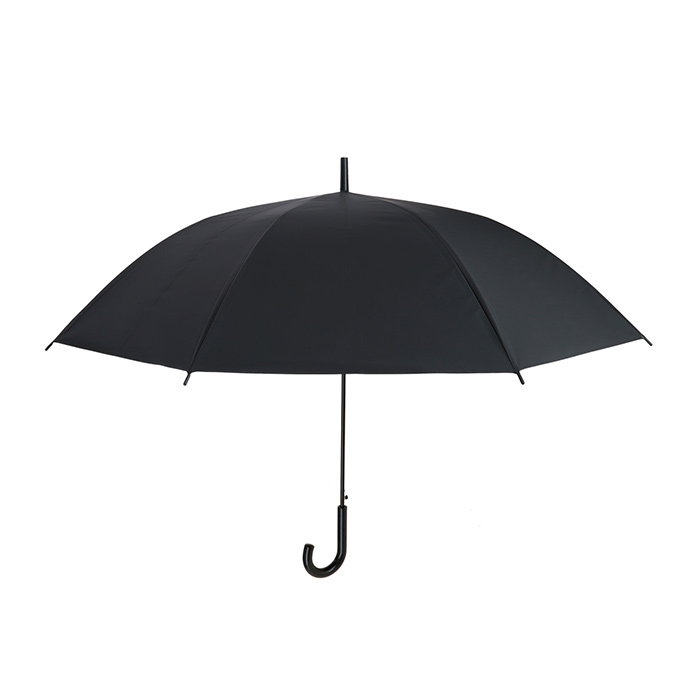 PM 14, ARCUS. Paraguas impermeable de apertura automática, 8 gajos, mango de plástico y broche de botón.