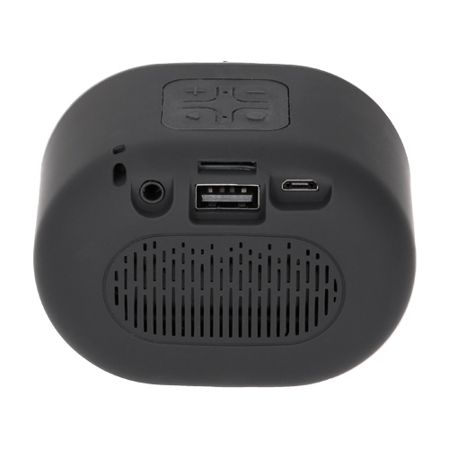 SO-102, Bocina bluetooth con batería recargable de 7 - 8 hrs de reproducción. Cuenta con función de manos libres, entrada para auxiliar, entrada para tarjeta TF y entrada USB. Inlcuye cable de carga 5V.