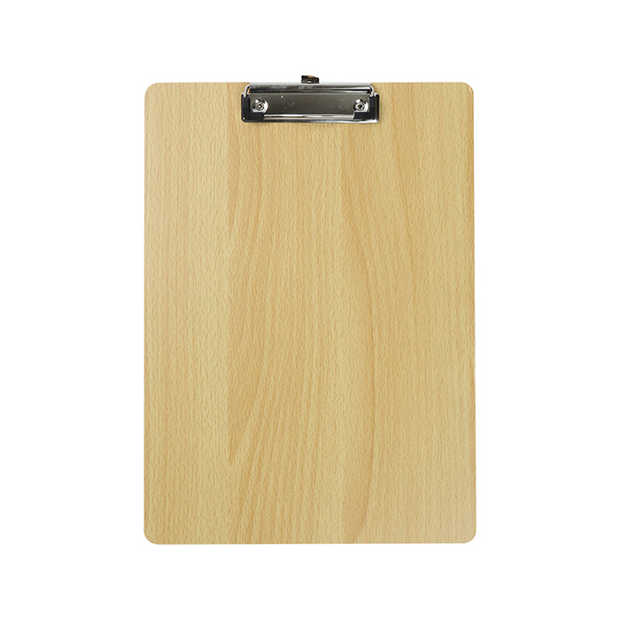 LE 053, DAUN. Tabla de madera sujeta papel con clip de metal tamaño carta.