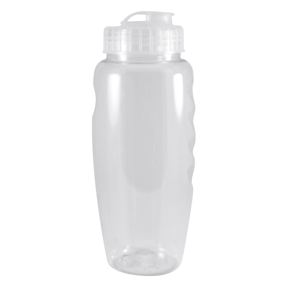 60171, Cilindro de plástico PET con tapa anti derrames y capacidad de 850 ml. Libre de BPA y certificación FDA.